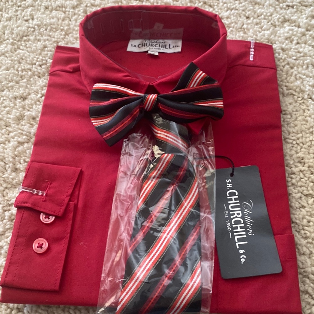Boys Dress Shirt set